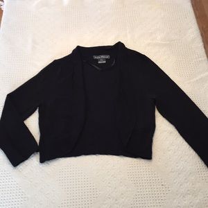 Black sweater shrug